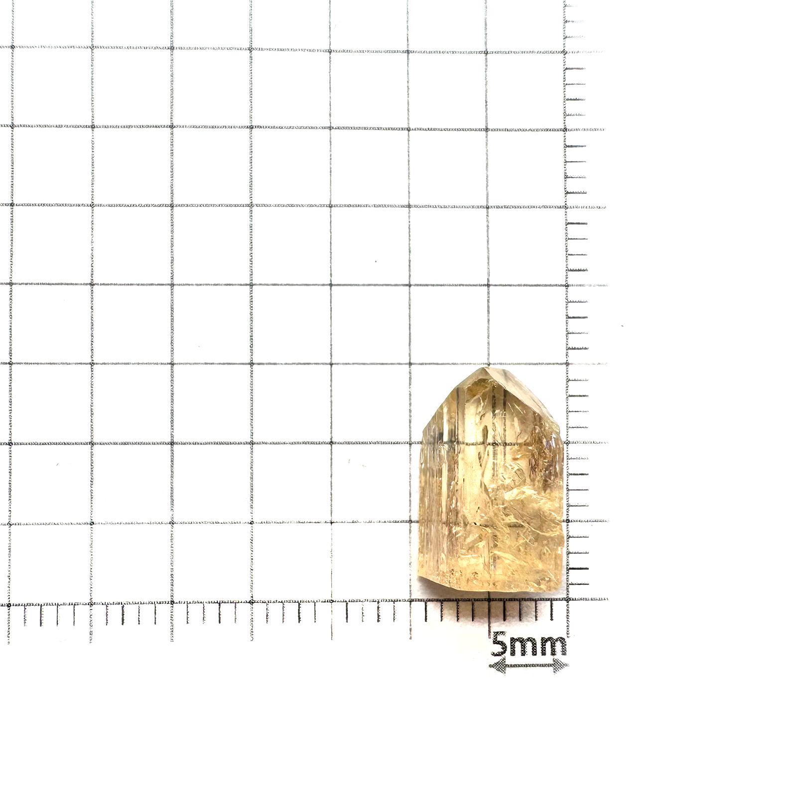 インペリアルトパーズ 原石 ザンビア産 6.06ct / 13x8.6mm前後 [250730939]