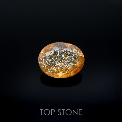 イリュージョンサンストーン インド産 2.39ct[220917579]10.1x8.1mm前後