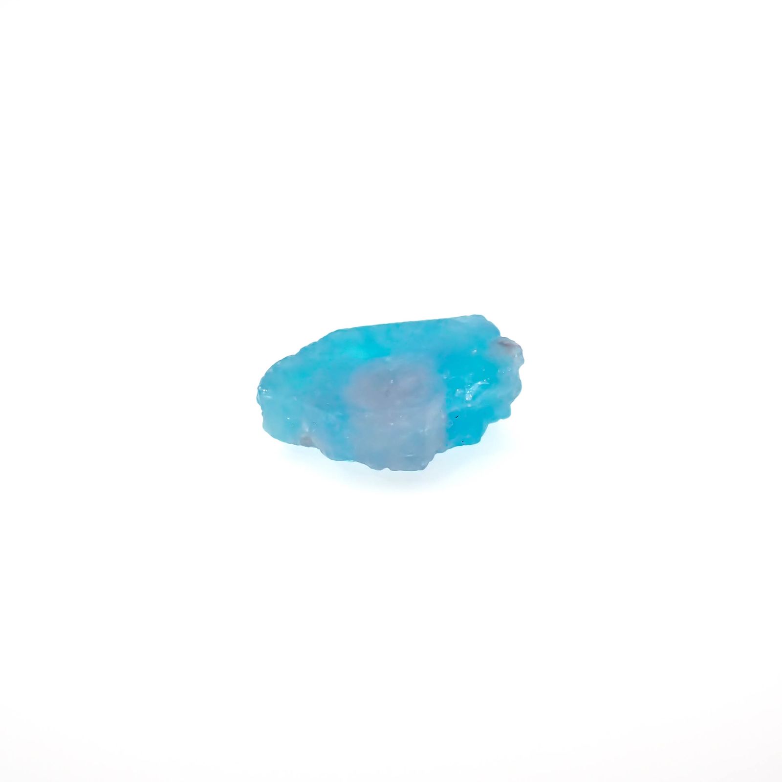 パライバトルマリン原石スライス ブラジル・パライバ州バターリャ鉱山産 1.30ct[230321168]8.8x5.6mm前後