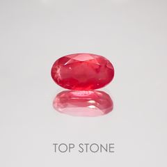 ロードナイト(宝石名ロードナイト)ブラジル産 1.79ct 識別済[220717125]9.2x5.5mm前後