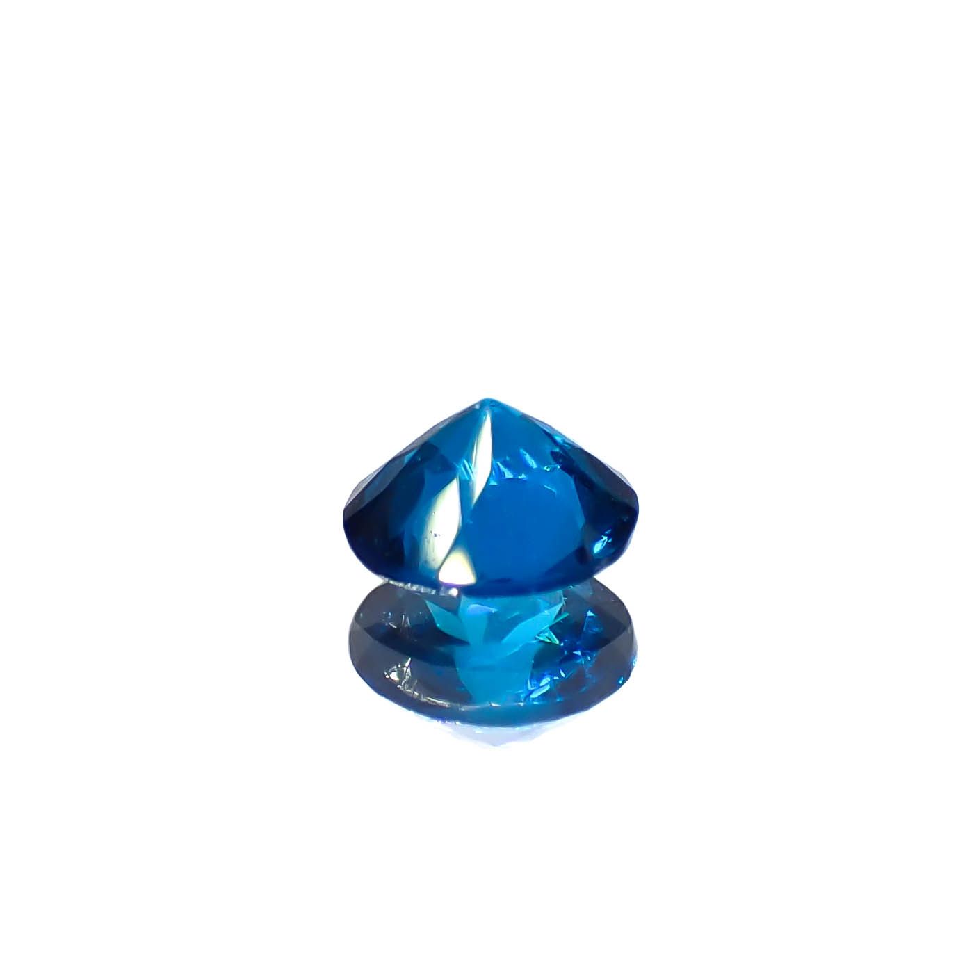 ディープブルーアパタイト マダガスカル産 0.29ct[240828637]4.4x4.4mm前後