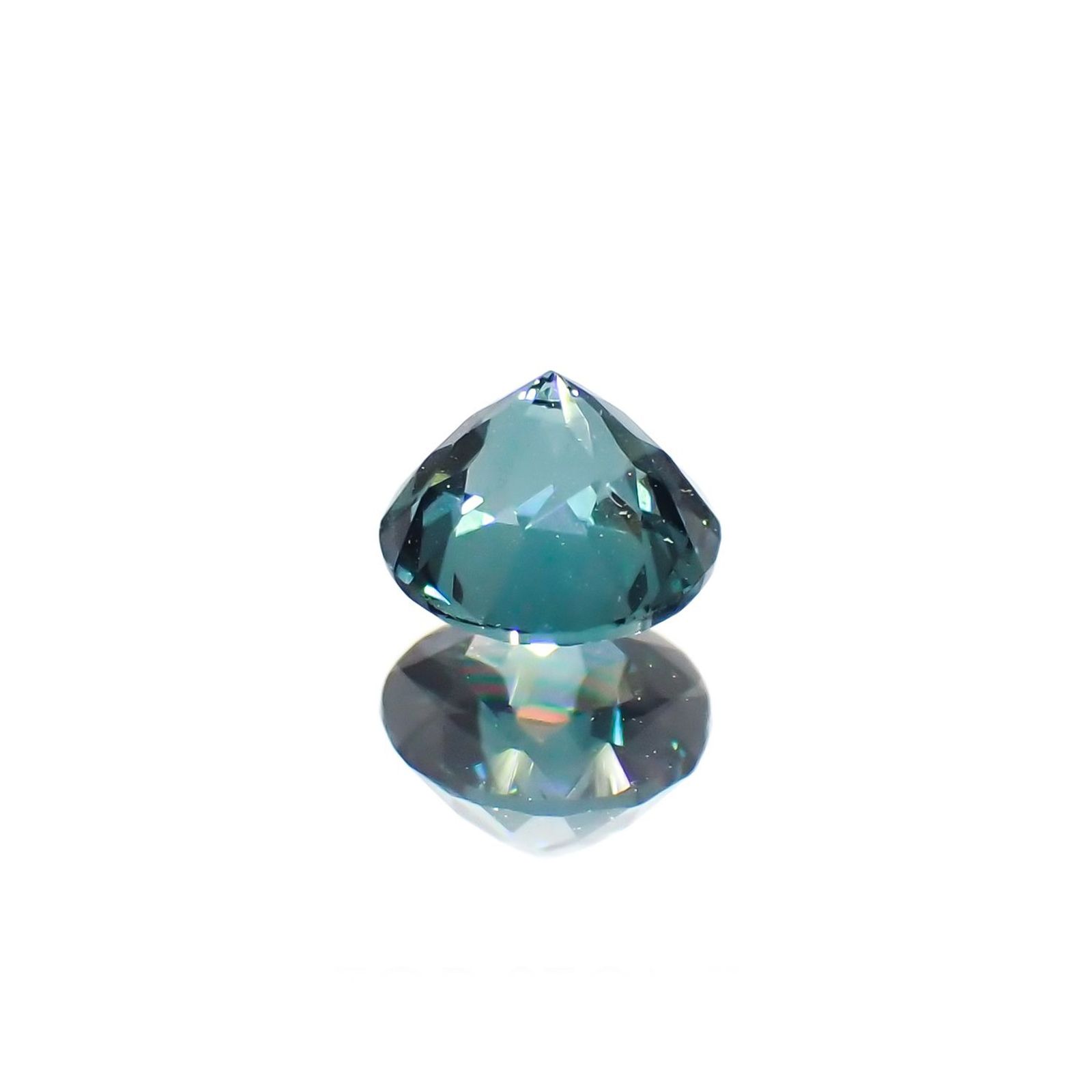 ブルートルマリン(宝石名トルマリン)アフガニスタン産 0.52ct 識別済[250515845]4.8x4.7mm前後