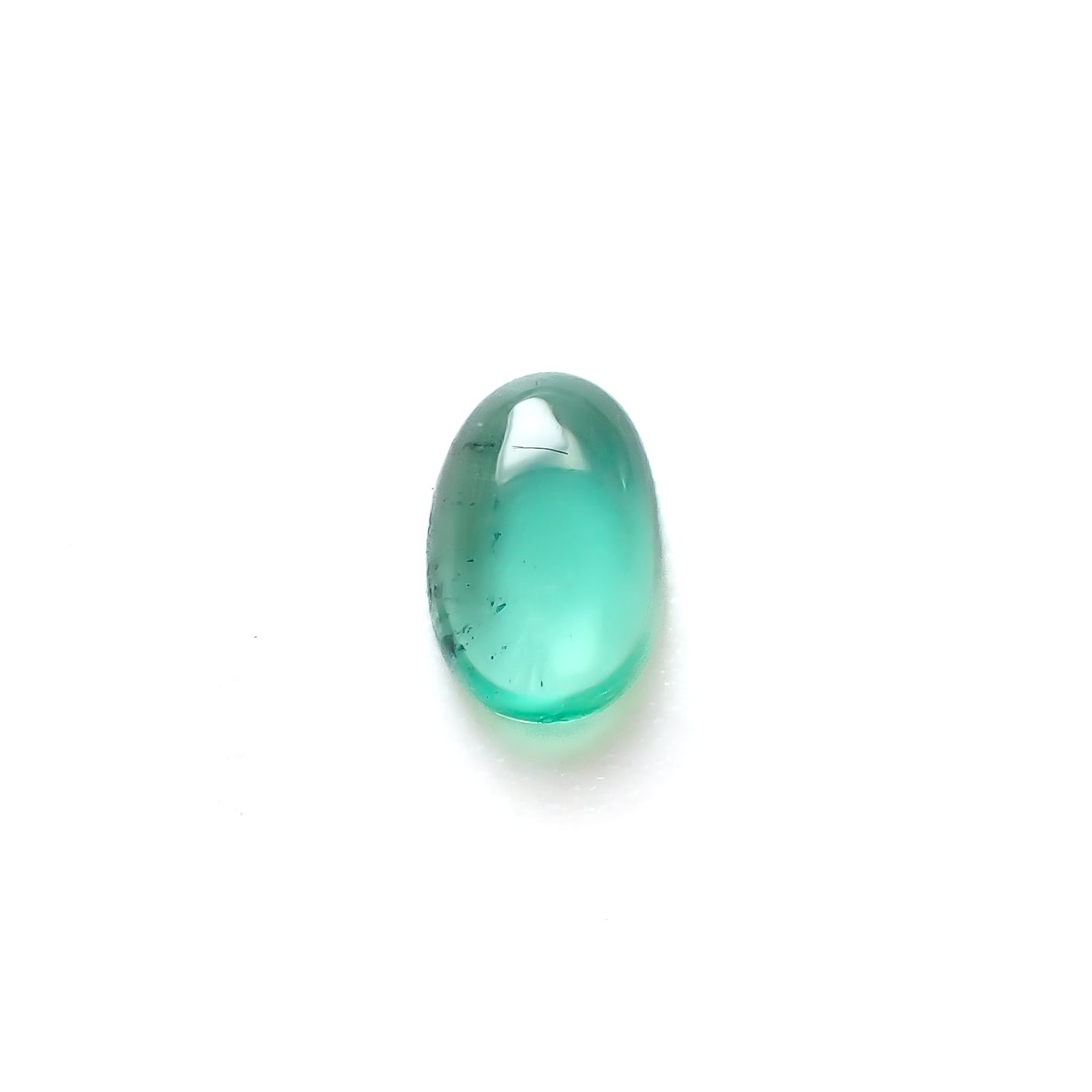 エメラルドキャッツアイ コロンビア産 0.40ct [241229550]5.9x3.9mm前後