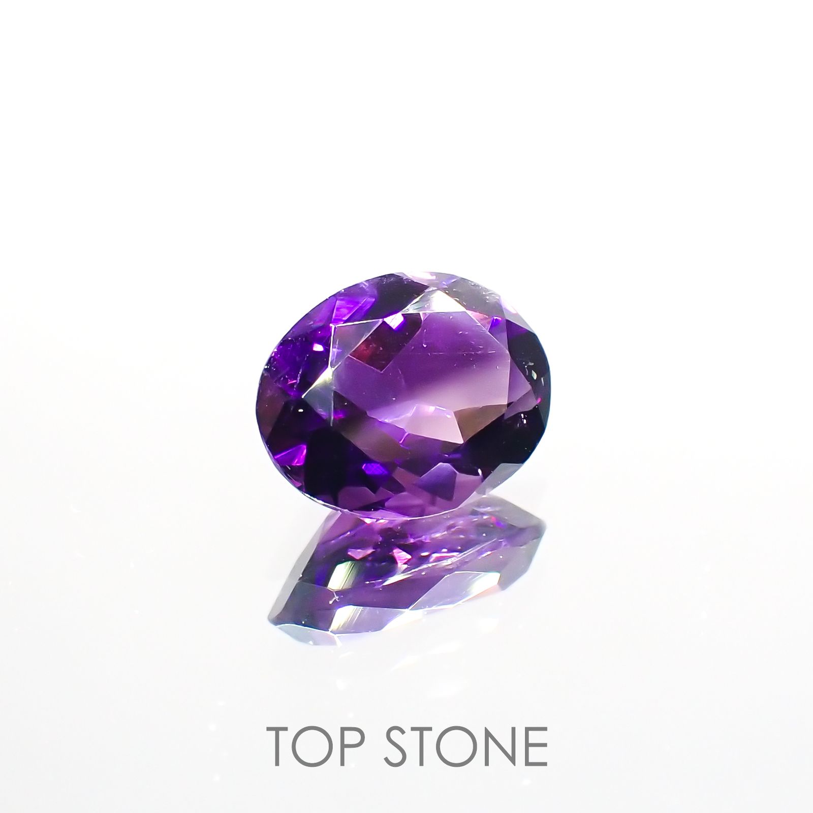 カラーシフトアメジスト(宝石名アメシスト)ブラジル/ウルグアイ産 1.57ct 識別済[220113965]9x7.1mm前後
