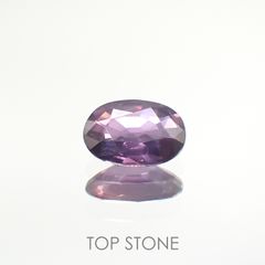 バイカラーサファイア(宝石名バイカラー・サファイア) マダガスカル/タンザニア産 0.84ct 識別済[210812484]7×4.9mm前後