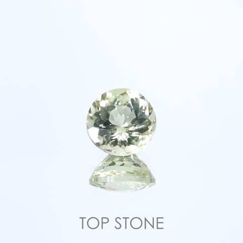 モンテブラサイト(宝石名モンテブラサイト)マダガスカル産 0.62ct 識別済[220817425]5.3x5.2mm前後