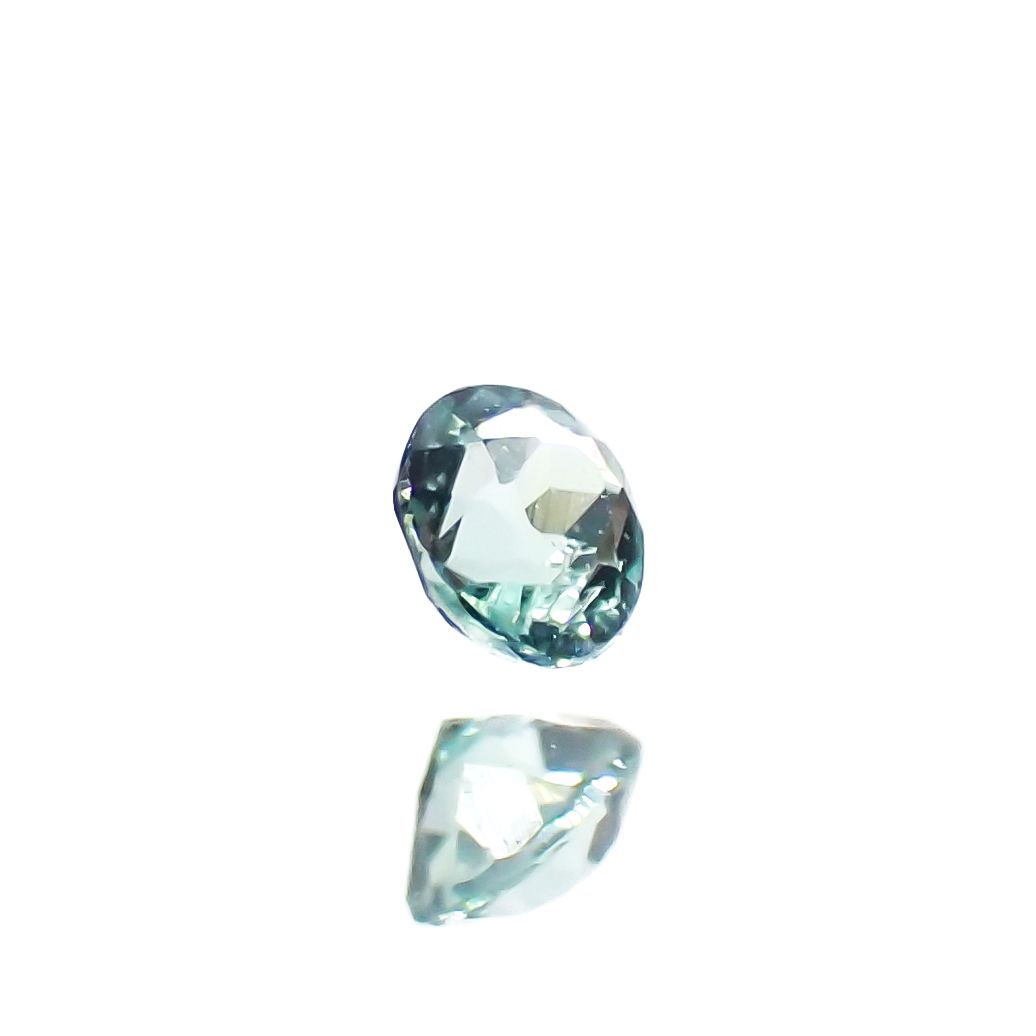 パライバトルマリン(宝石名トルマリン/別名パライバ・トルマリン)ブラジル・パライバ州バターリャ鉱山産 0.029ct 識別済[240125582]1.9x1.9mm前後