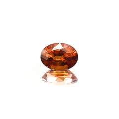 スペサルティンガーネット(宝石名スペサルティン・ガーネット)ナイジェリア産 識別済 1.15ct / 7x5.2mm前後 [260622156]