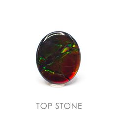 アンモライト カナダ産 ルース 3.24ct[20129024]12×10mm前後