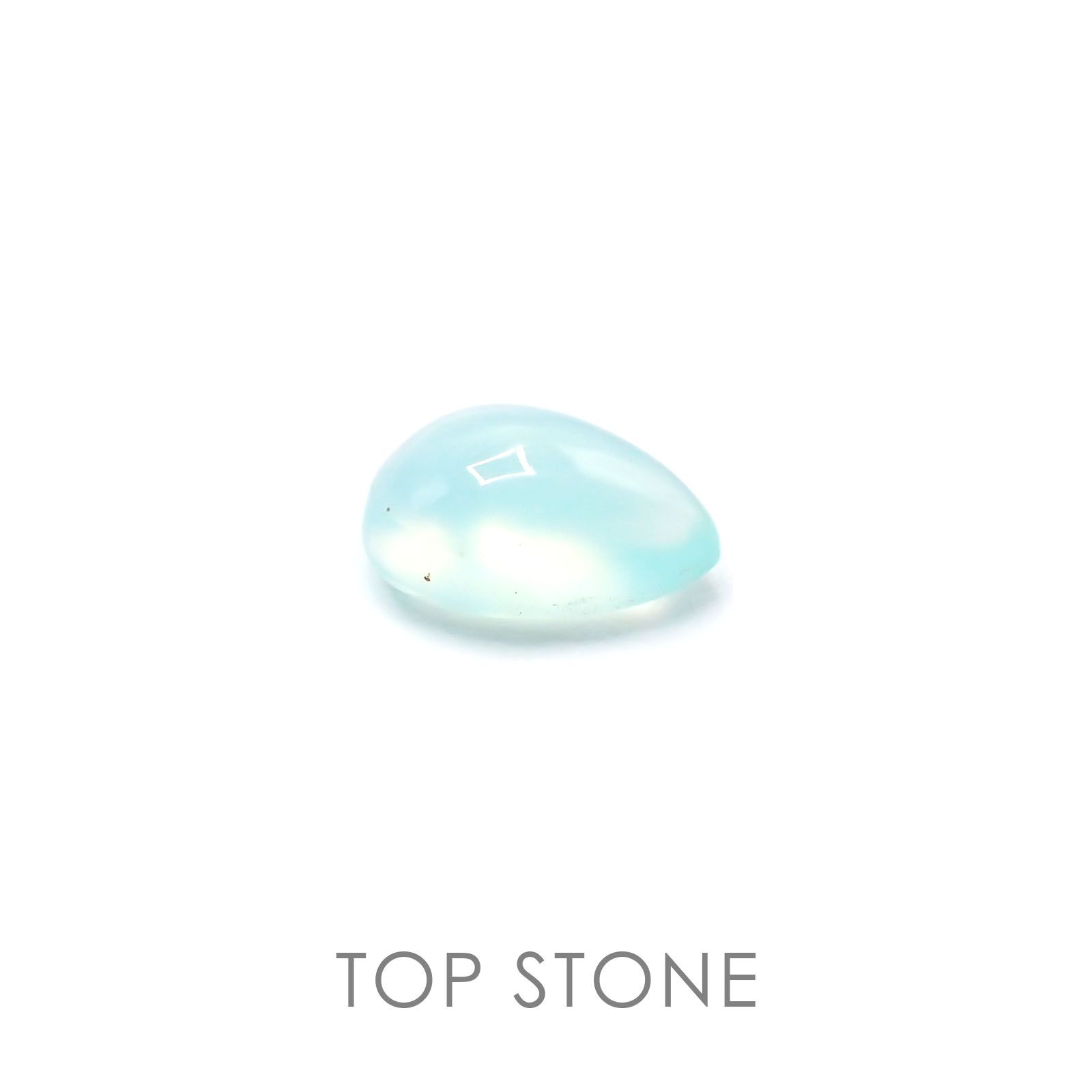 ブルーオパール ペルー産 ルース 0.77ct[20106183]7.7×5.2mm前後