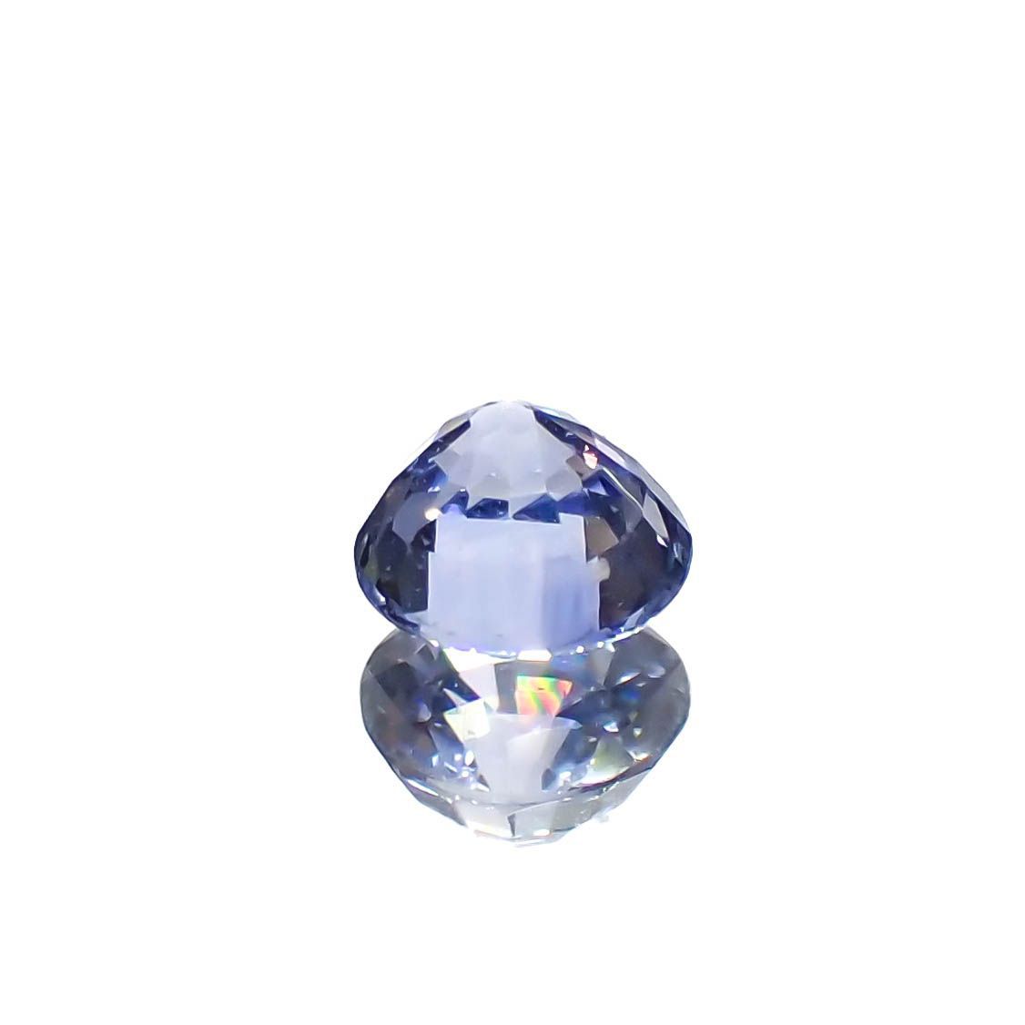 アイスブルーサファイア(宝石名サファイア)スリランカ/マダガスカル産 0.30ct 識別済[230119938]3.9x3.9mm前後