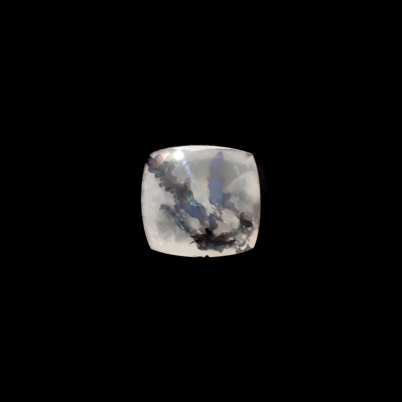 デンドリチッククォーツ ブラジル産 4.33ct[231023712]10.9x10.3mm前後