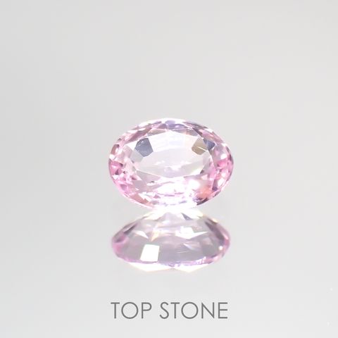ピンクサファイア(宝石名ピンク・サファイア) マダガスカル/スリランカ産 0.37ct 識別済[210712561]4.7×3.8mm前後