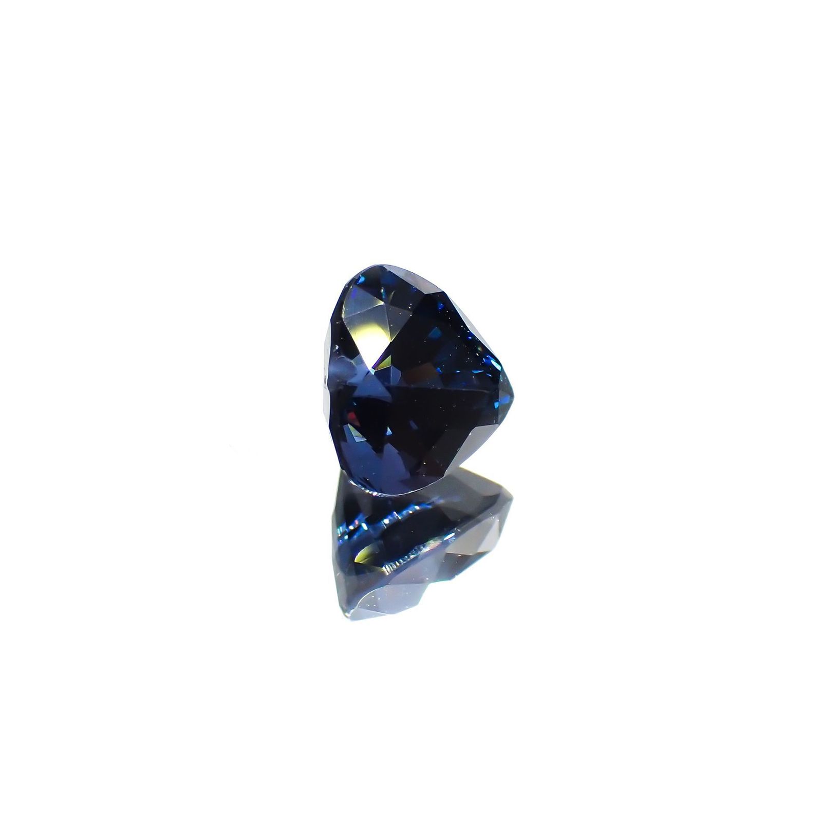 コバルトブルースピネル(宝石名ブルー・スピネル)スリランカ産 ソ付(日独) 1.315ct / 6.19x6.61mm前後 [220113830]
