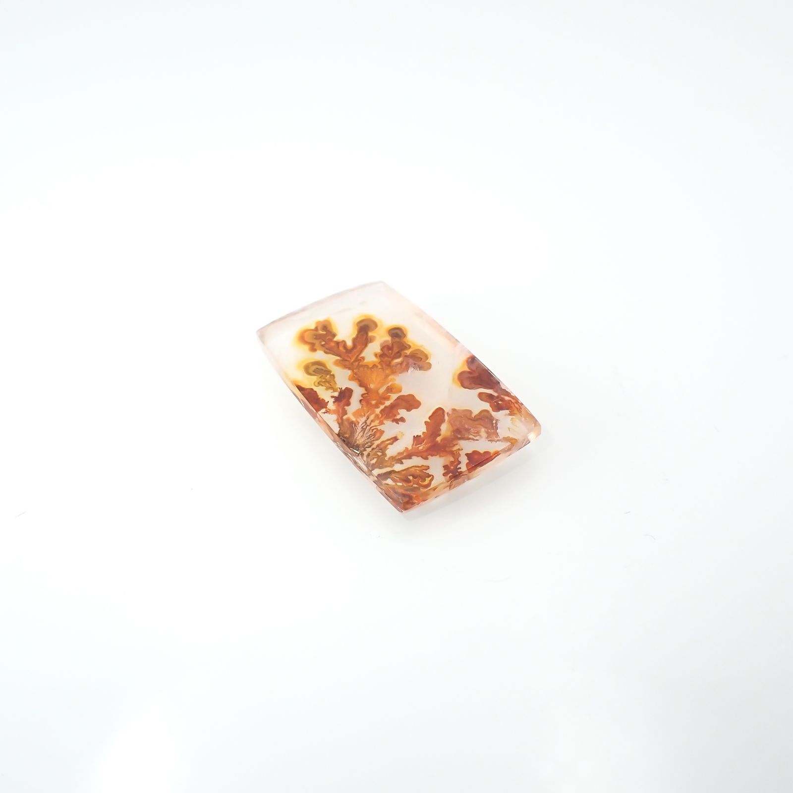 レッドデンドリチッククォーツ ブラジル産 19.29ct[231225089]27.2x16.4mm前後