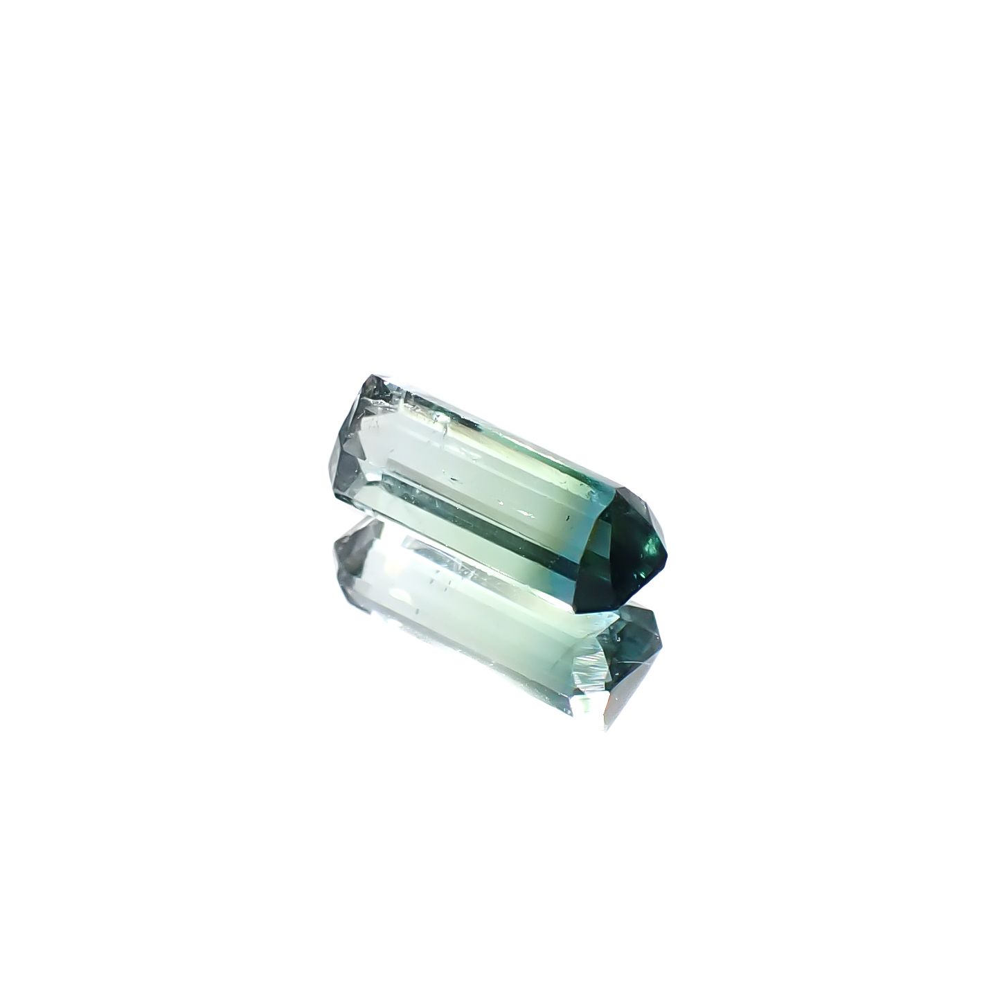 バイカラートルマリン アフガニスタン産 1.21ct [241029404]9.2x3.9mm前後