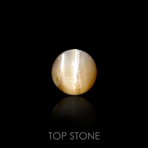 オパールキャッツアイ ブラジル・バイーア州産 1.54ct[220917845]7.3x7.3mm前後