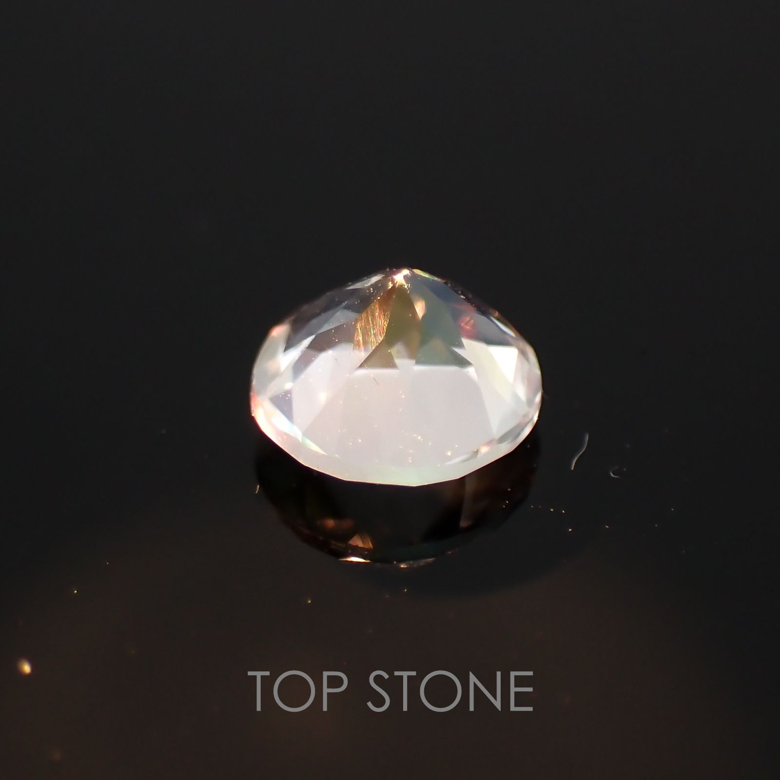 レインボームーンストーン(アンデシンラブラドライト) マダガスカル産 ルース 0.33ct[210310261]4.5×4.5mm前後