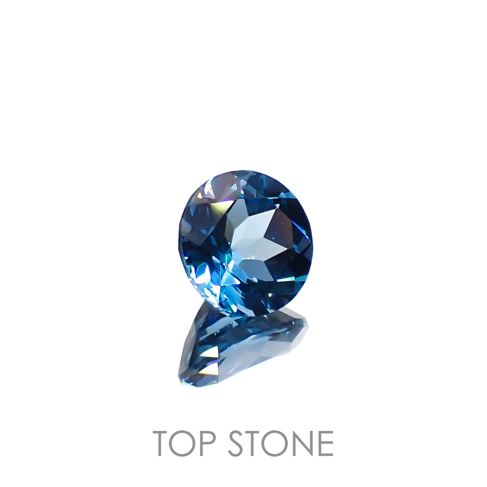 ロンドンブルートパーズ ブラジル産 1.62ct[221219301]7x7mm前後