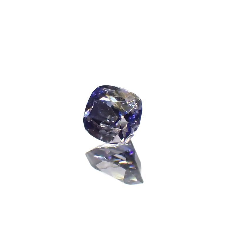 デュモルチェライト(宝石名デュモルチェライト)マダガスカル産 0.191ct ソ付(彩珠)[221219721]3.4x3.1mm前後