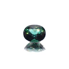 グリーントルマリン(宝石名グリーン・トルマリン) ブラジル産 ソ付(彩珠) 1.891ct / 8.4x6.7mm前後 [210711591]