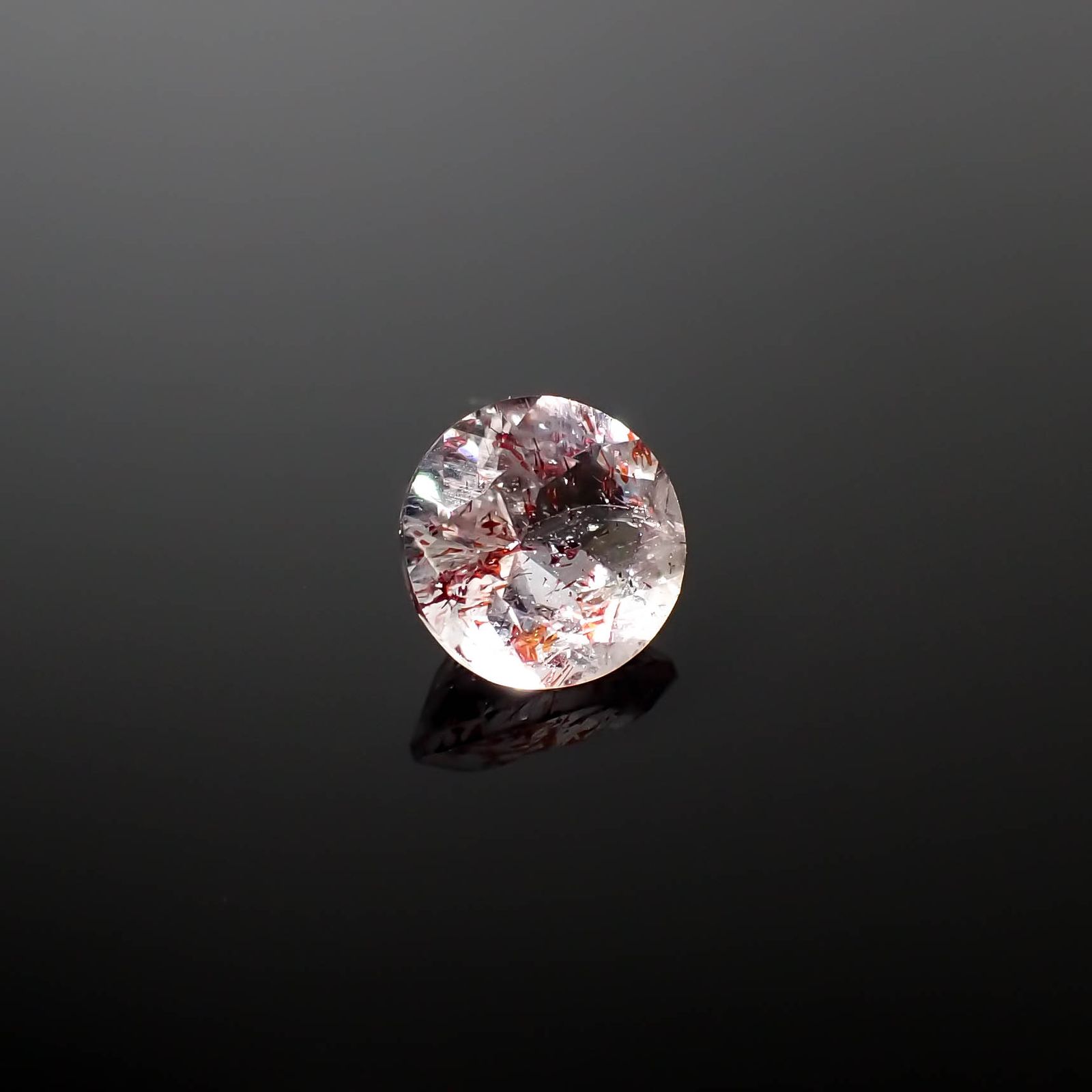 ファイヤークォーツ ナイジェリア産 1.67ct[240326709]8x8mm前後