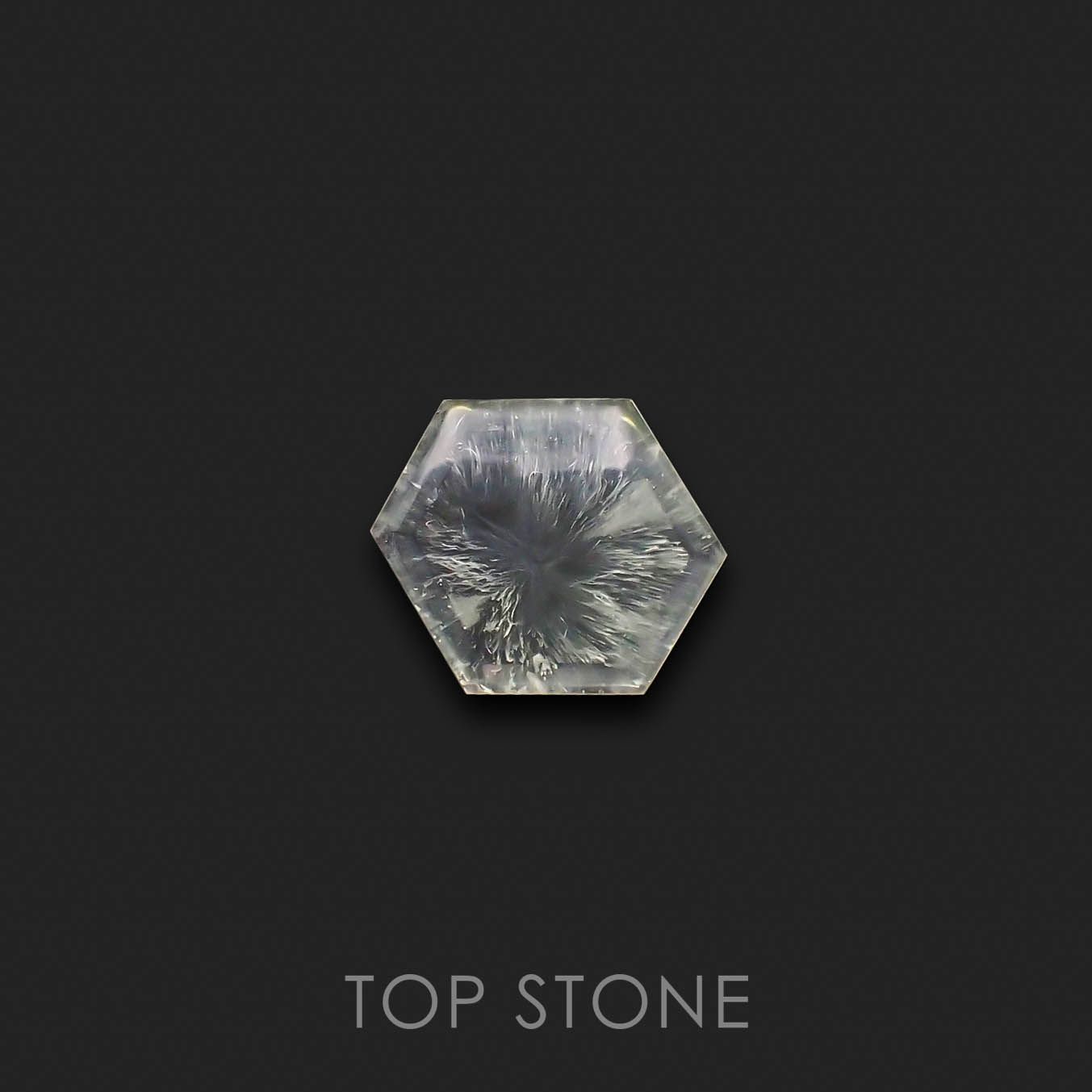 トラピッチェクォーツ 偏光板2枚付き コロンビア・ボヤカ産 40.57ct[230220809]28.3x25.8mm前後