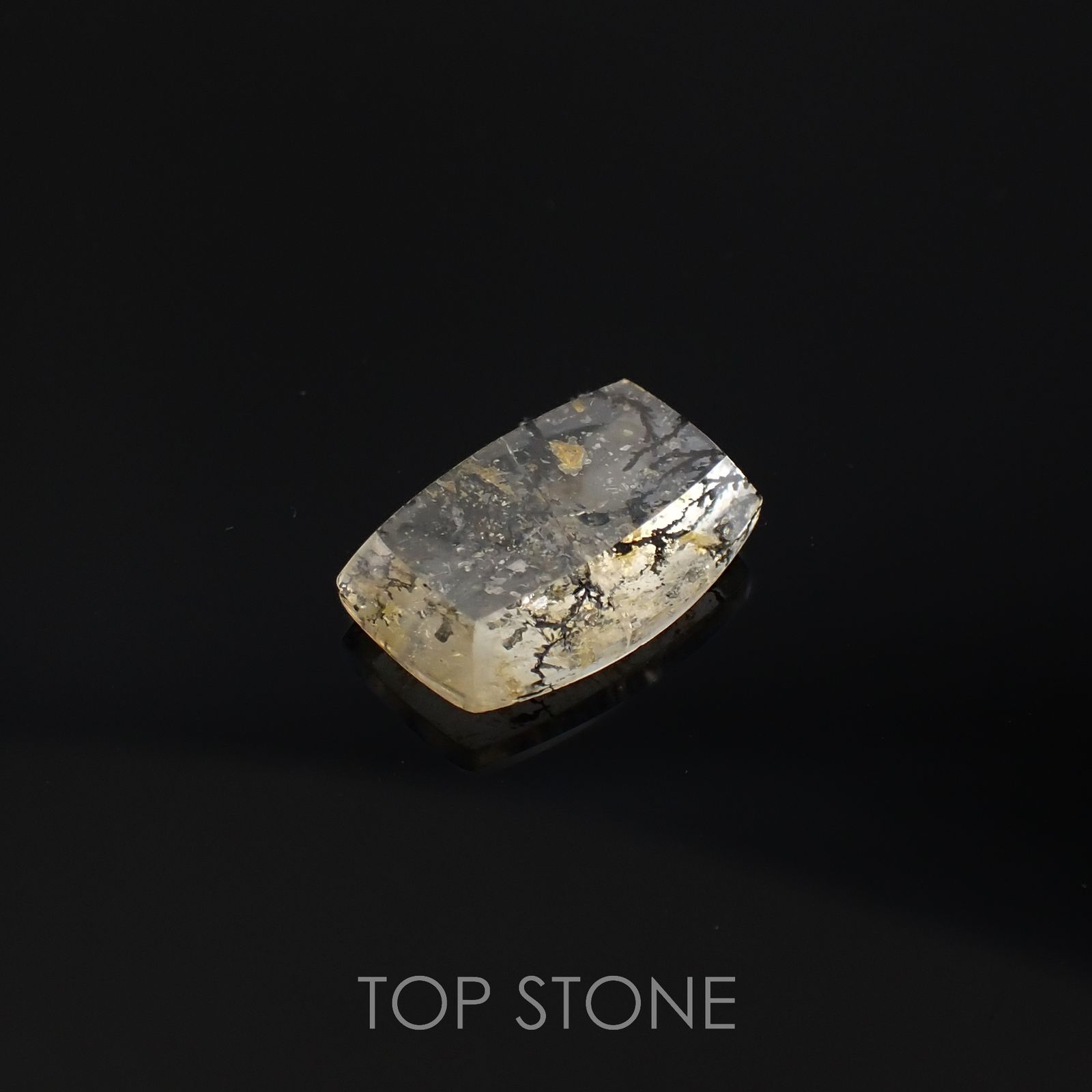 デンドリチッククォーツ ブラジル産 4.45ct[220616711]13.5x8.9mm前後