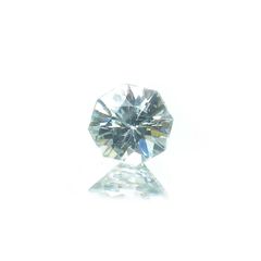 ◇オクタゴンカット◇アイスブルージルコン(宝石名ジルコン)カンボジア産 0.77ct 識別済[220717169]5.1x5mm前後