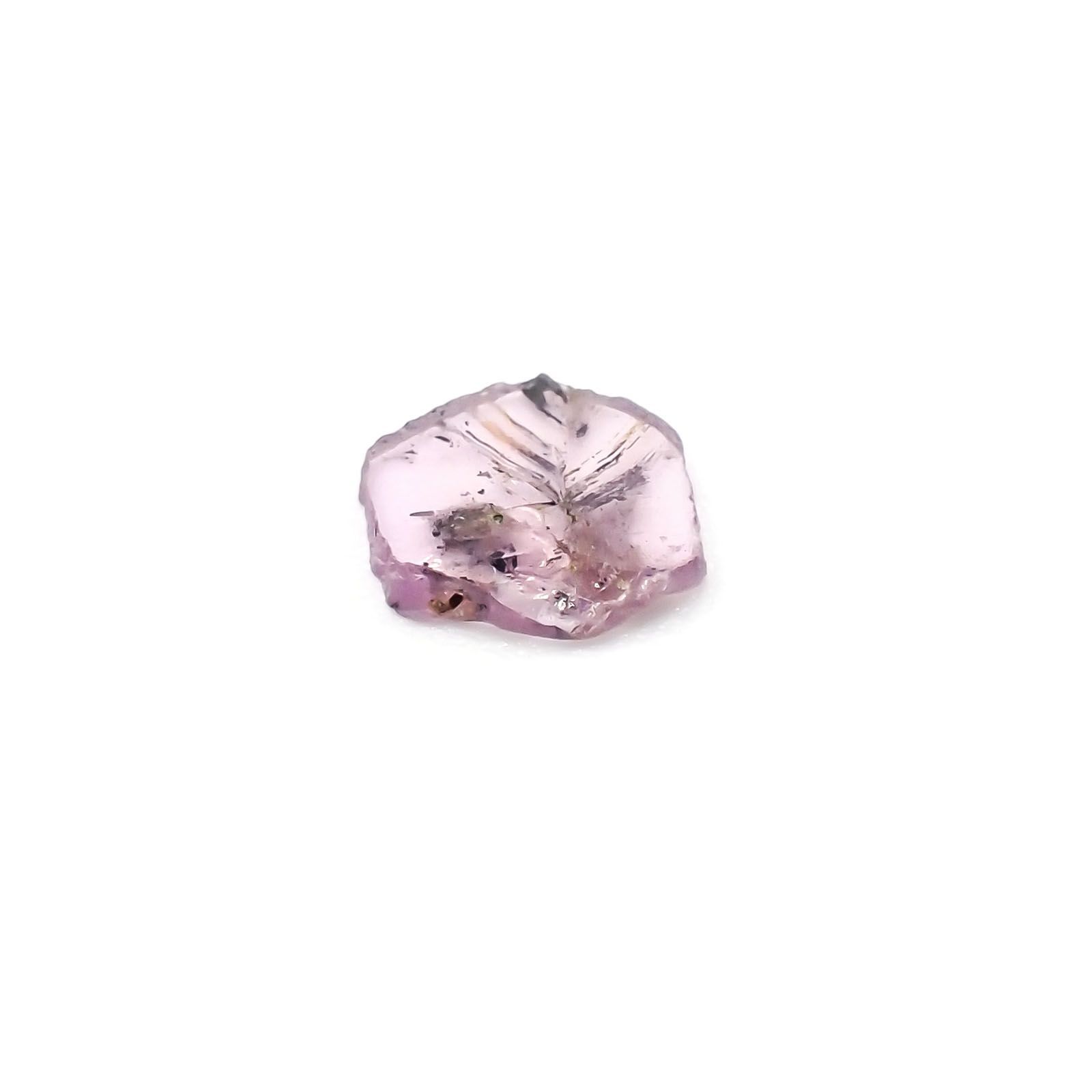トラピッチェピンクサファイア(宝石名ピンク・サファイア)パキスタン・カシミール地方産 0.54ct 識別済[231124067]7.2x5.7mm前後