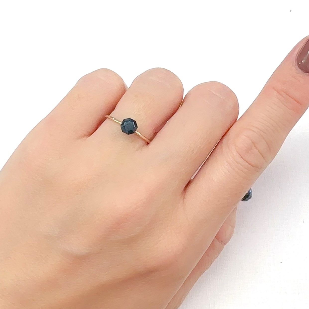 ◇オクタゴンカット◇グランディディエライト マダガスカル産 0.64ct[240628321]5.1x5mm前後