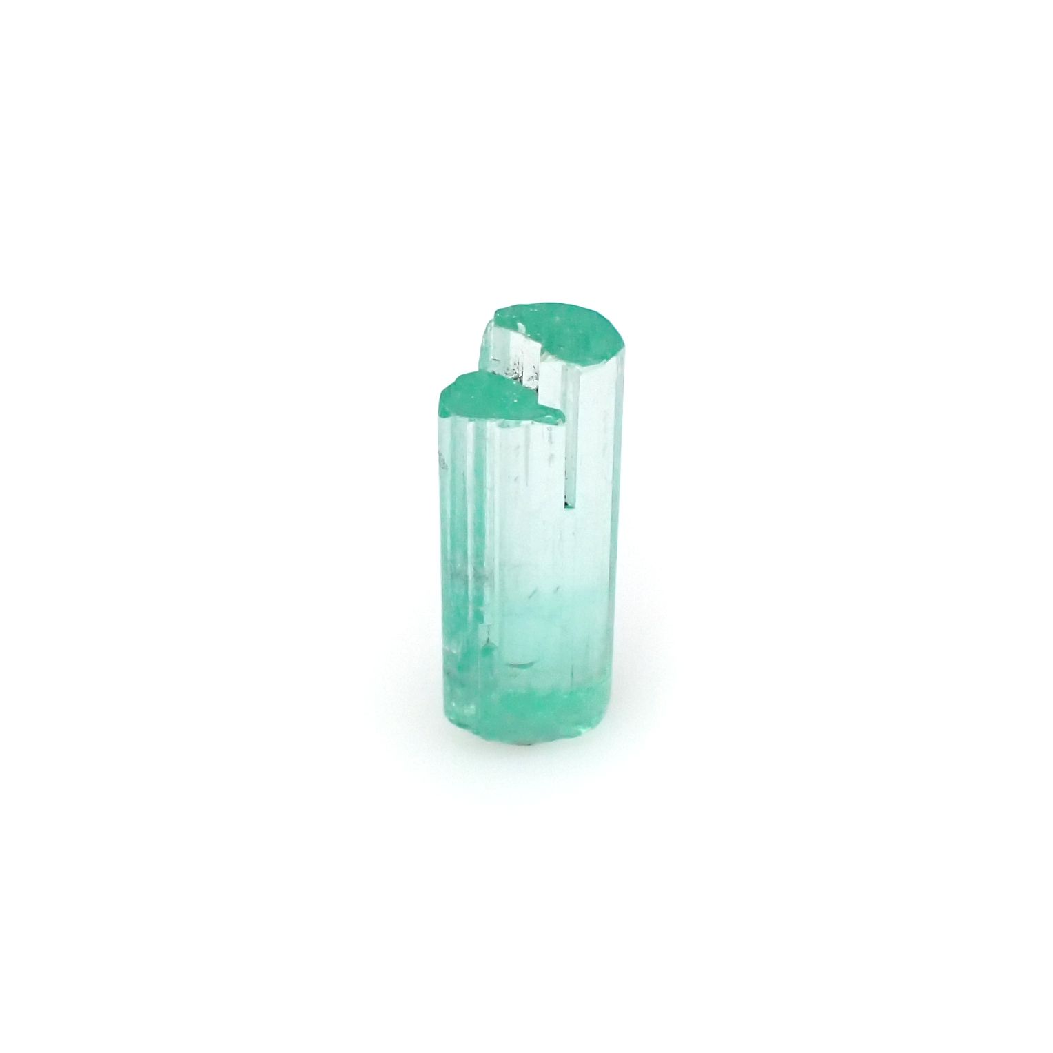 エメラルド柱状結晶 原石 コロンビア産 5.09ct[240427256]15.5x6.3mm前後