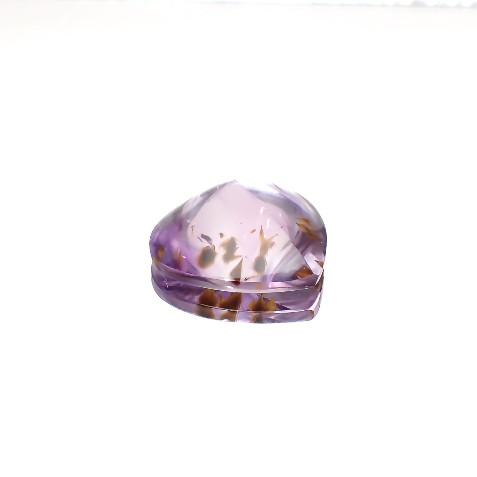 ゲーサイトインアメジスト ブラジル産 7.91ct[220917951]15.5x15.7mm前後