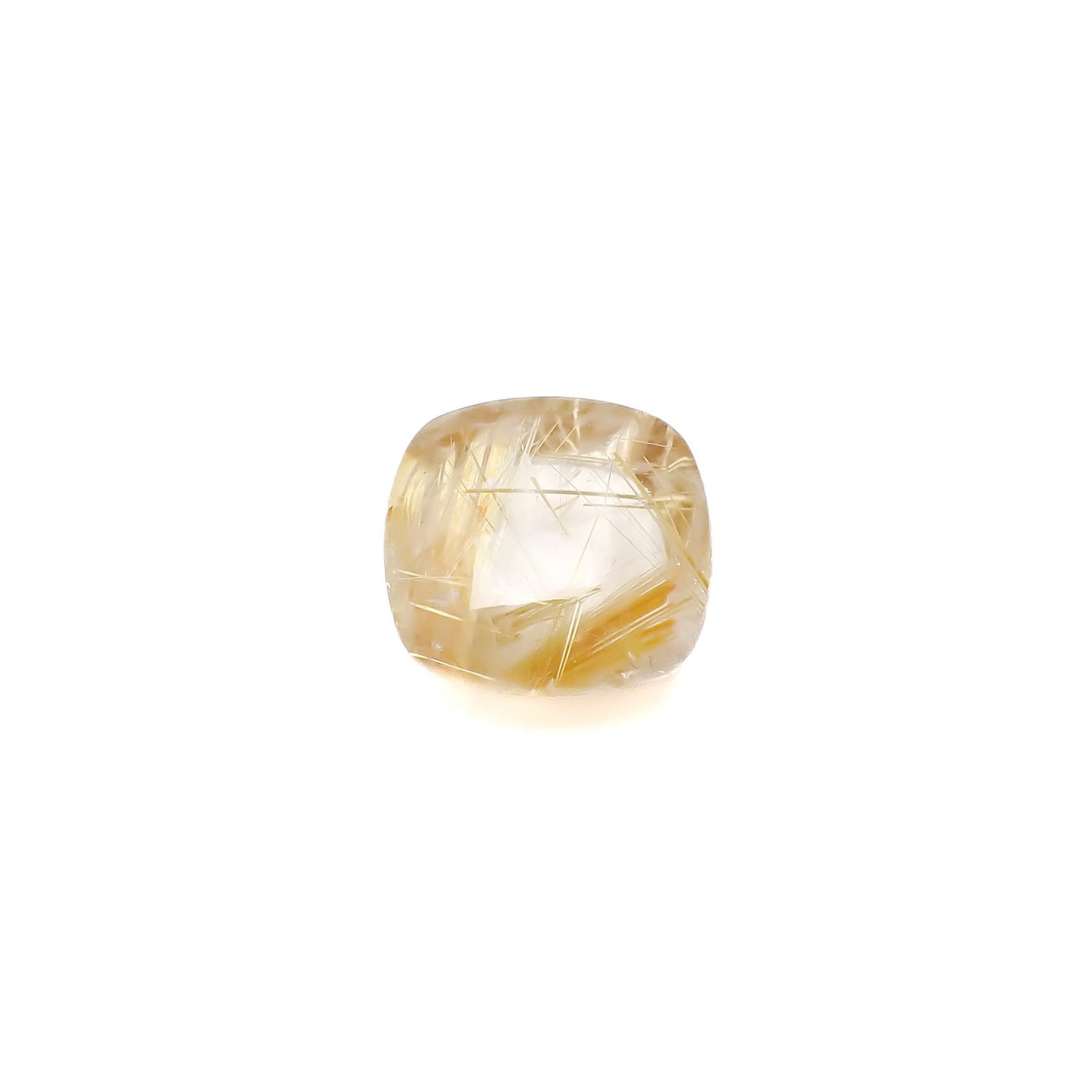 タイチンルチルクオーツ ブラジル産 8.29ct[240427321]13.1x12.7mm前後
