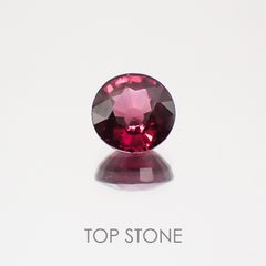 ロードライトガーネット ブラジル産 ルース 0.94ct[21019671]5.6×5.6mm前後