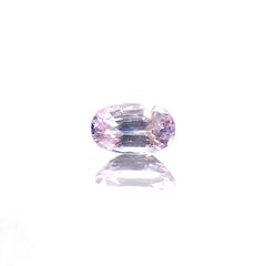 ラベンダーサファイア(宝石名サファイア) マダガスカル/スリランカ産 0.69ct 識別済[210812505]6.5×3.8mm前後