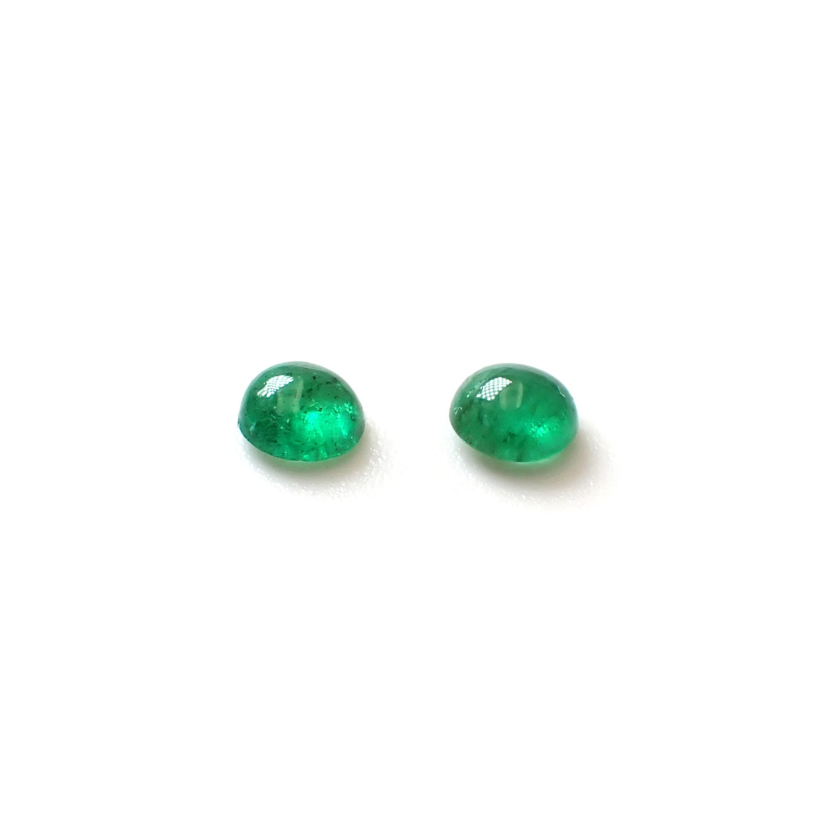 ◇ペアセット◇エメラルド コロンビア産 0.37ct(2pcs合計) [250430243]3.7x3.7mm前後