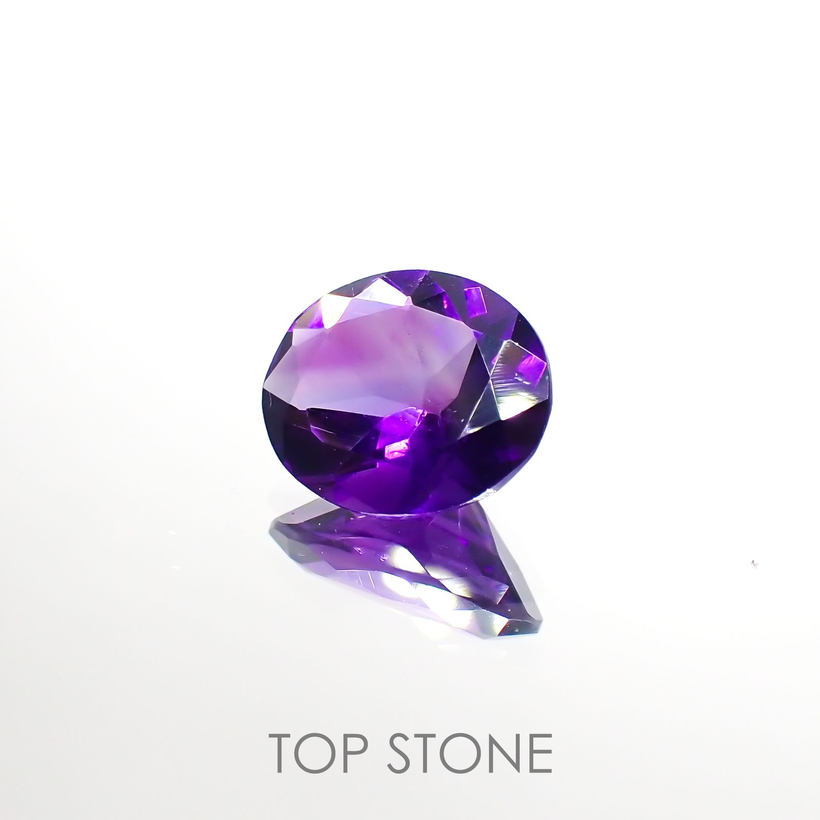 カラーシフトアメジスト(宝石名アメシスト)ブラジル/ウルグアイ産 3.75ct 識別済[220113973]12.1x10.1mm前後