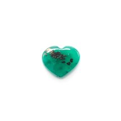 パイライトインエメラルド(宝石名パイライトインエメラルド) コロンビア・チボール鉱山産 1.679ct 彩珠鑑付[250611507]8.4×10.2mm前後