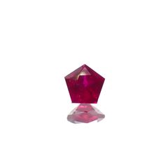 ◇ペンタゴンカット◇ルビー(宝石名ルビー)モザンビーク/ミャンマー産 0.12ct 識別済[231225038]3x3.1mm前後
