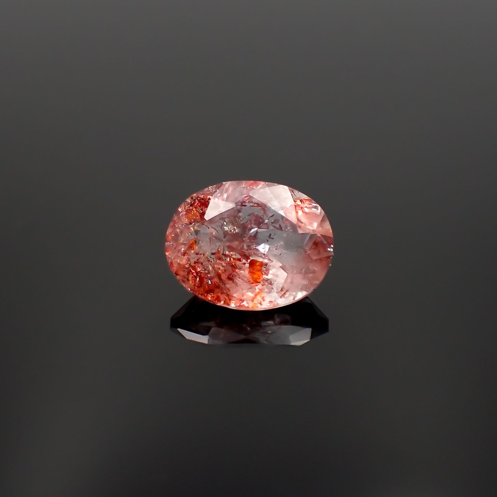 ファイヤークォーツ ナイジェリア産 2.48ct[230421745]10.3x8mm前後