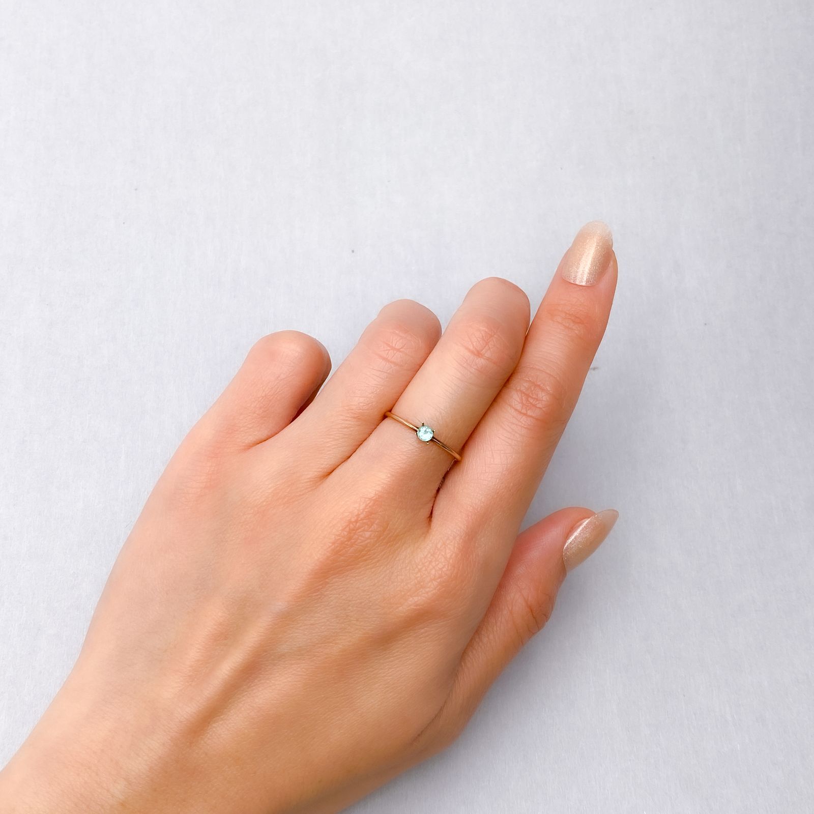 パライバトルマリン ブラジル・キントス鉱山産 0.12ct [241229543]3x3mm前後
