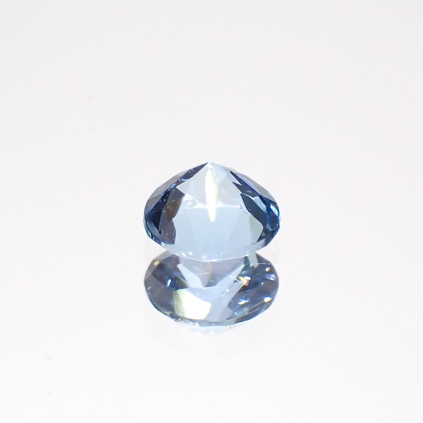サンタマリアアクアマリン(宝石名アクアマリン)ブラジル産 0.17ct 識別済[230421849]3.6x3.6mm前後