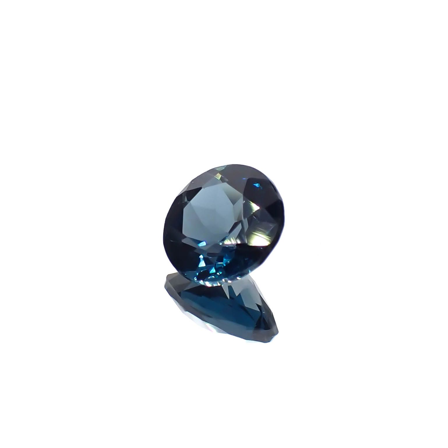 ロンドンブルートパーズ ブラジル産 2.09ct[240326802]8x8mm前後