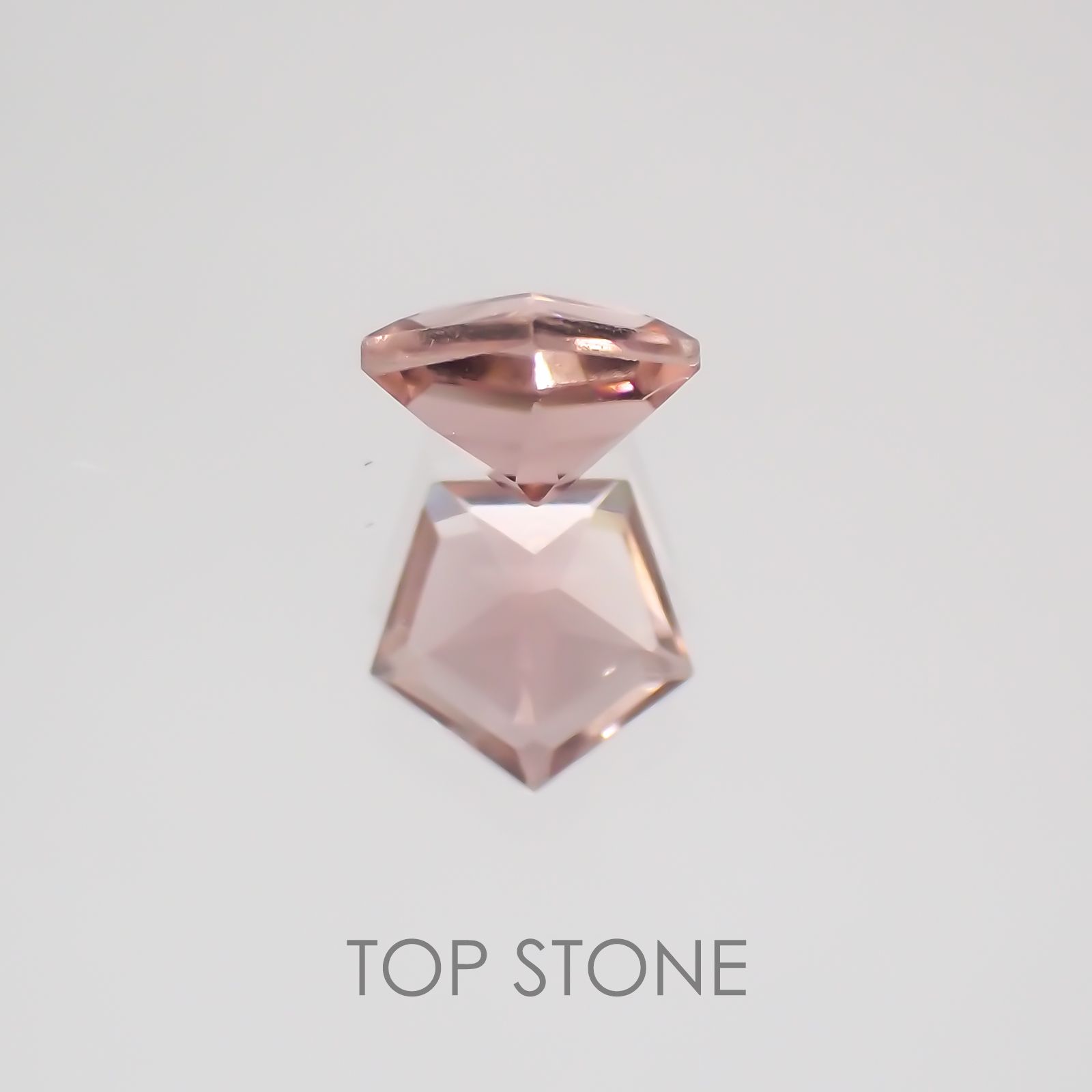 ◇ペンタゴンカット◇ピンクトルマリンSA(宝石名ピンク・トルマリン) ブラジル/アフリカ産 0.25ct 識別済[21029547]4.2×4.2mm前後