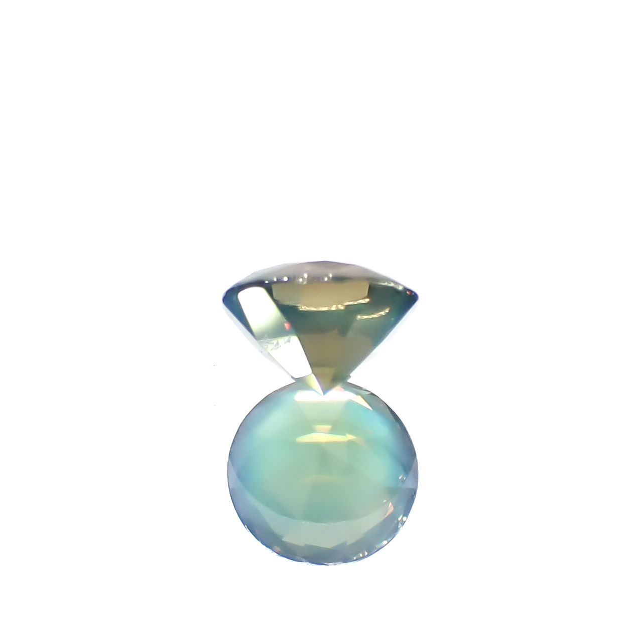 シルキーアレキサンドライト ブラジル・ミナスジェライス州ヘマチタ鉱山産 0.23ct[240929056]3.7x3.6mm前後