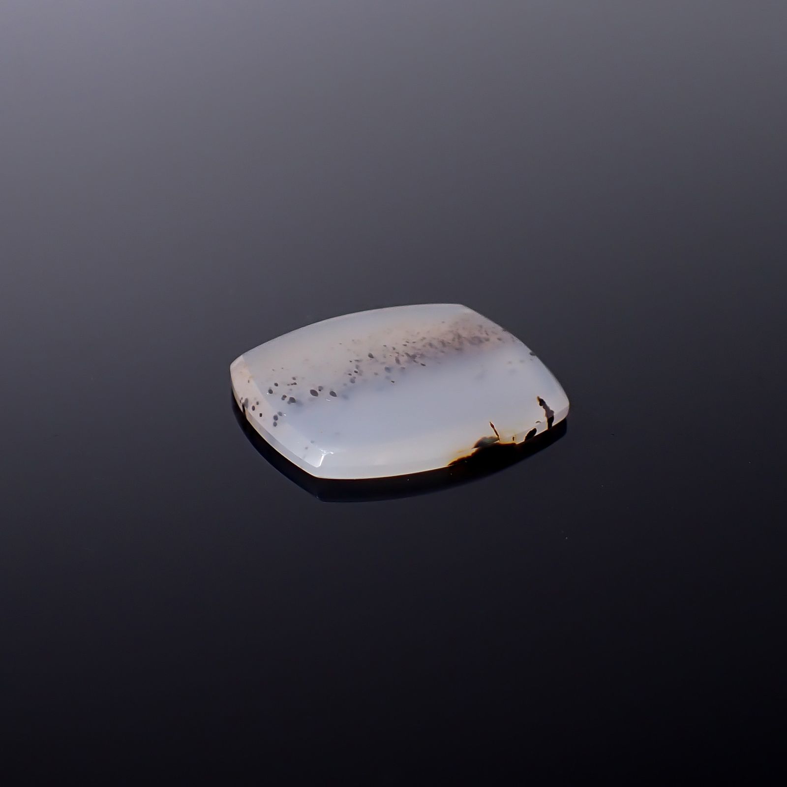 モンタナアゲート アメリカ・モンタナ州産 8.34ct / 19.7x17.1mm前後 [260832765]