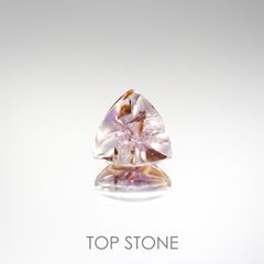 ゲーサイトインアメジスト ブラジル産 3.79ct[220917940]10.8x11.1mm前後