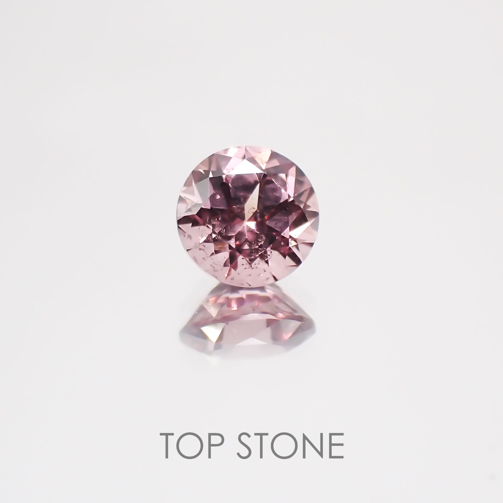 マラヤガーネット(宝石名ガーネット) タンザニア産 0.46ct 識別済[21049371]4.6×4.6mm前後