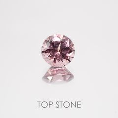 マラヤガーネット(宝石名ガーネット) タンザニア産 0.46ct 識別済[21049371]4.6×4.6mm前後